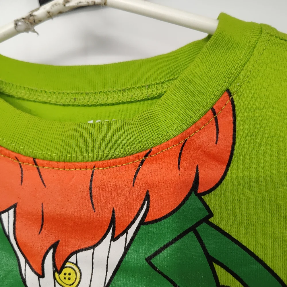 The Children's Place Kid's Bright Leprechaun Graphic Green Tee Size 3T